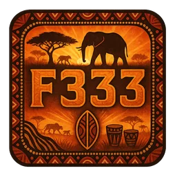 F333 অ্যাপ হোম স্ক্রিনে মেনু